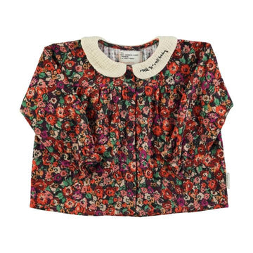 Blouse met kraagje - Multicolor flowers